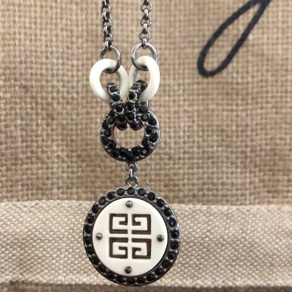 Givenchy Jewelry - Givenchy chrome metal necklace